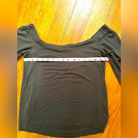 Bailey 44 off shoulder shirt, army dark green, size S - Picture 4 of 9